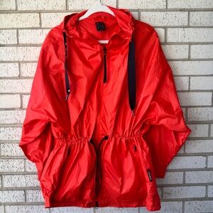Adidas Karlie Kloss Red Windbreaker Jacket Size XS
